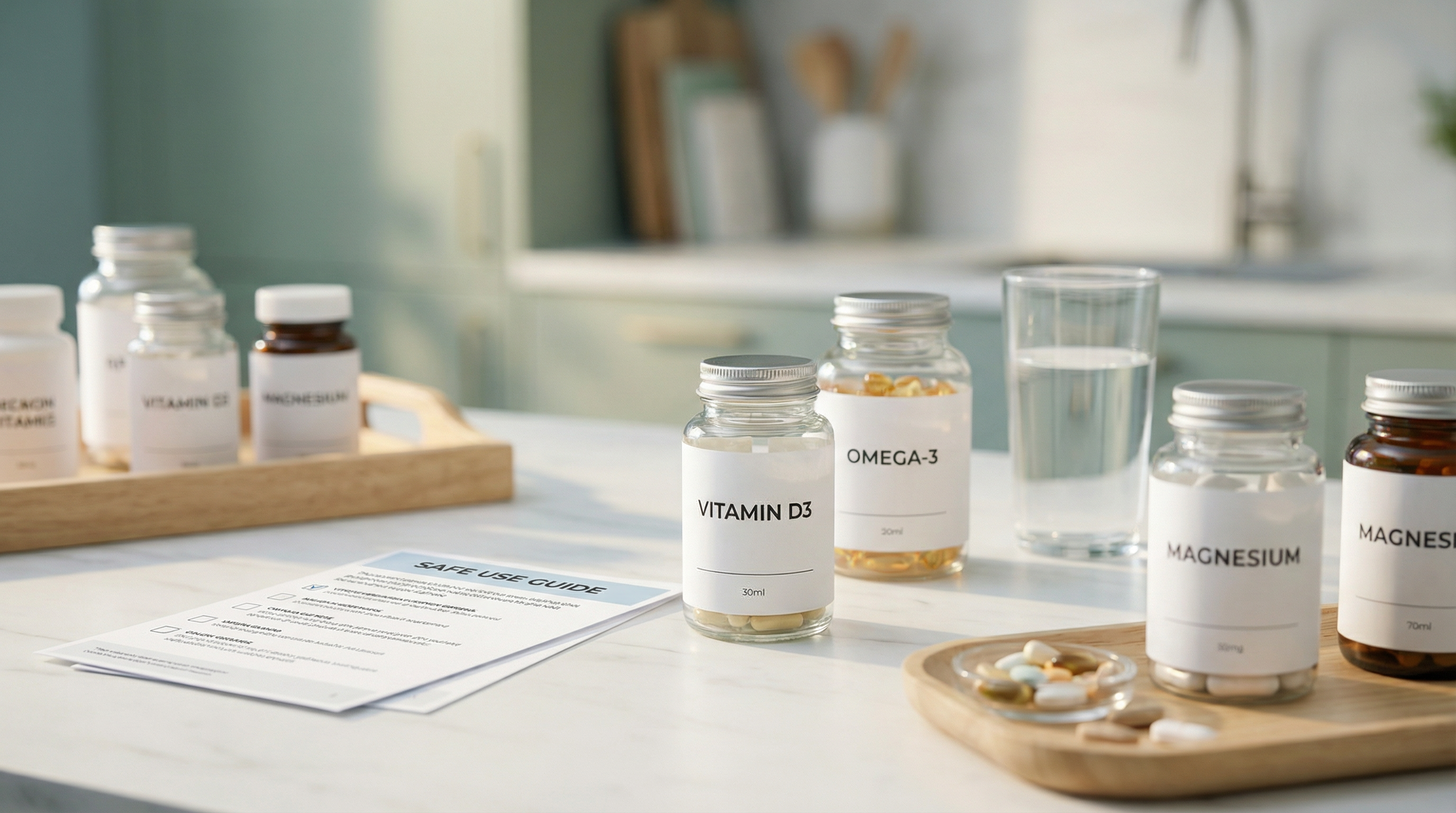 營養補充劑安全指南：解析藥物交互作用、累積毒性與非法添加風險